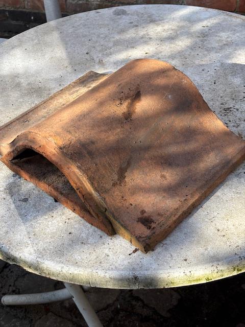 Tuiles de toit Boomse, Pierre ou Argile, Enlèvement, Utilisé, Rouge