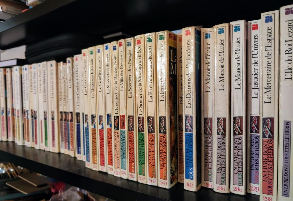 Livre dont vous êtes le héros Lot 51, Livres