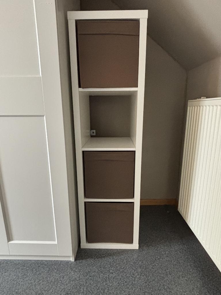 Kast Kallax Ikea, Ophalen, Met plank(en), Gebruikt, 100 tot 150 cm