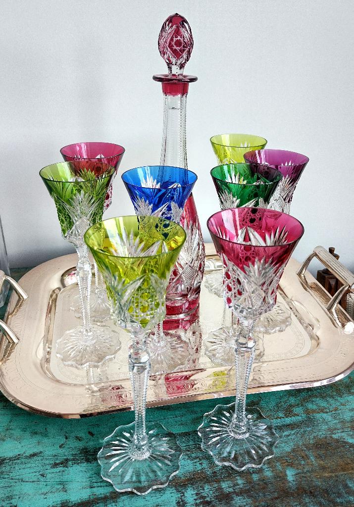 Val Saint Lambert SAVERNE rare ensemble complet, Antiquités & Art, Enlèvement