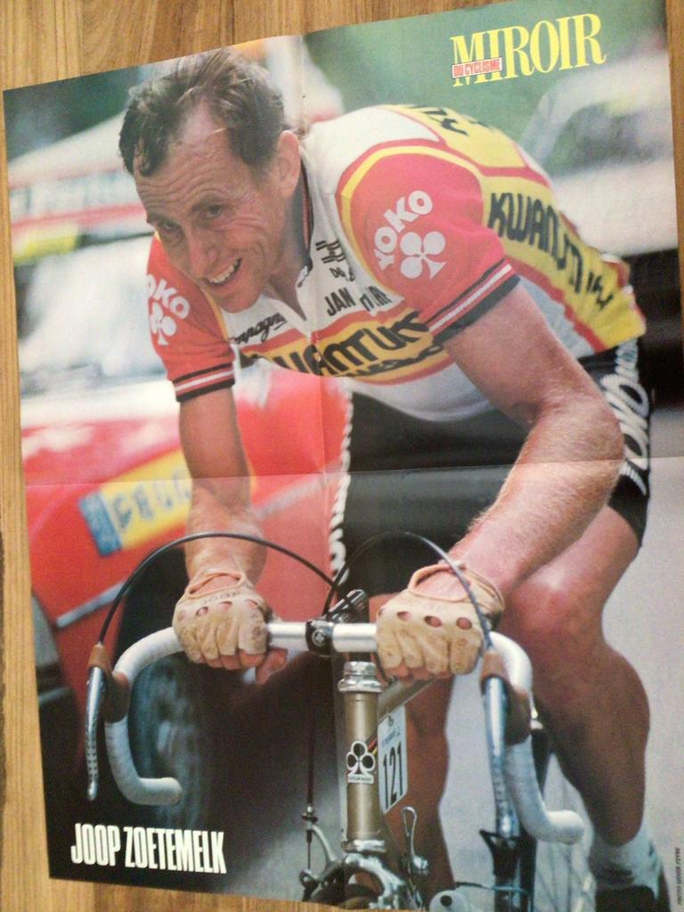 Wielerposter team colnago joop zoetemelk, Envoi, Comme neuf