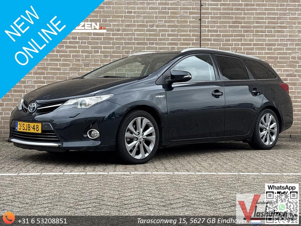 Toyota Auris Touring Sports 1.8 Hybrid Lease Pro | Leder | P, Autos, Toyota, Cruise Control, Argent ou Gris, Achat, Entreprise
