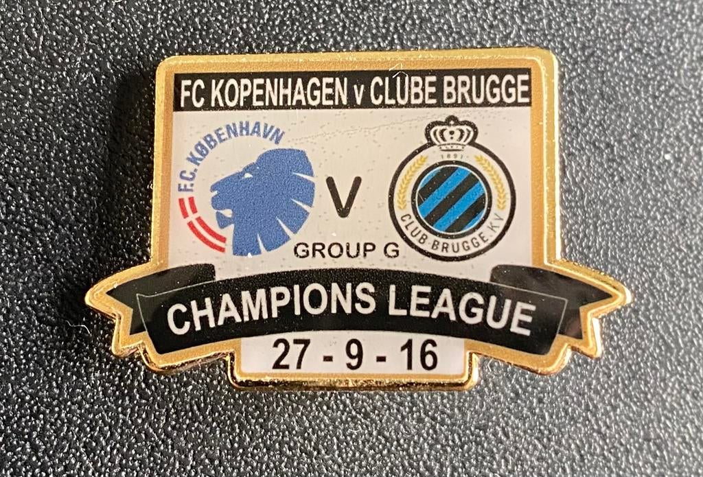 Épingle 2016 du FC Copenhague au Club de Bruges, Enlèvement ou Envoi, Comme neuf