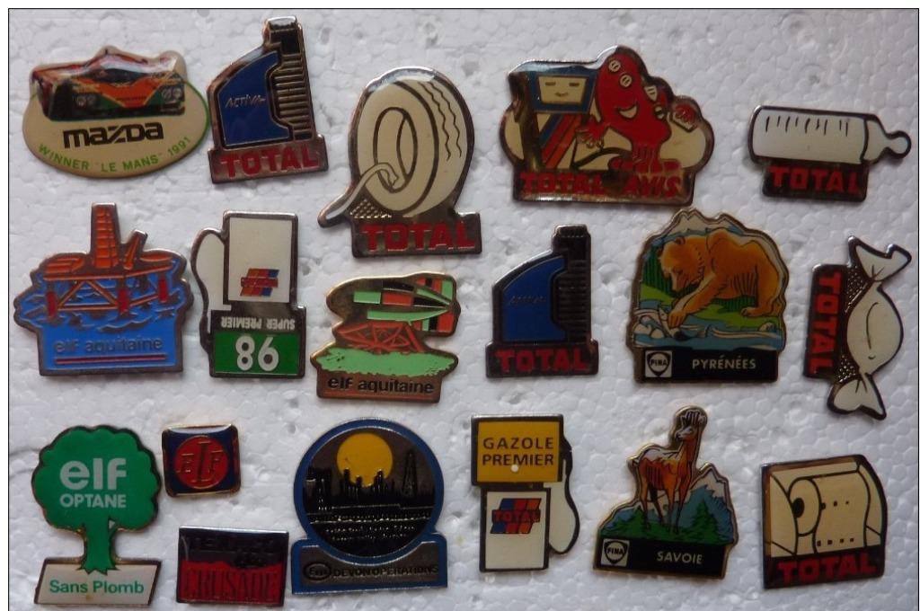 CARBURANT 18 - TOTAL-ELF-FINA-, Envoi, Comme neuf, Marque, Insigne ou Pin's