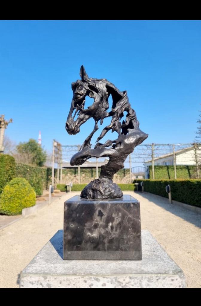 Tête de cheval, design art, déco., Antiquités & Art, Art | Objets design, Enlèvement ou Envoi