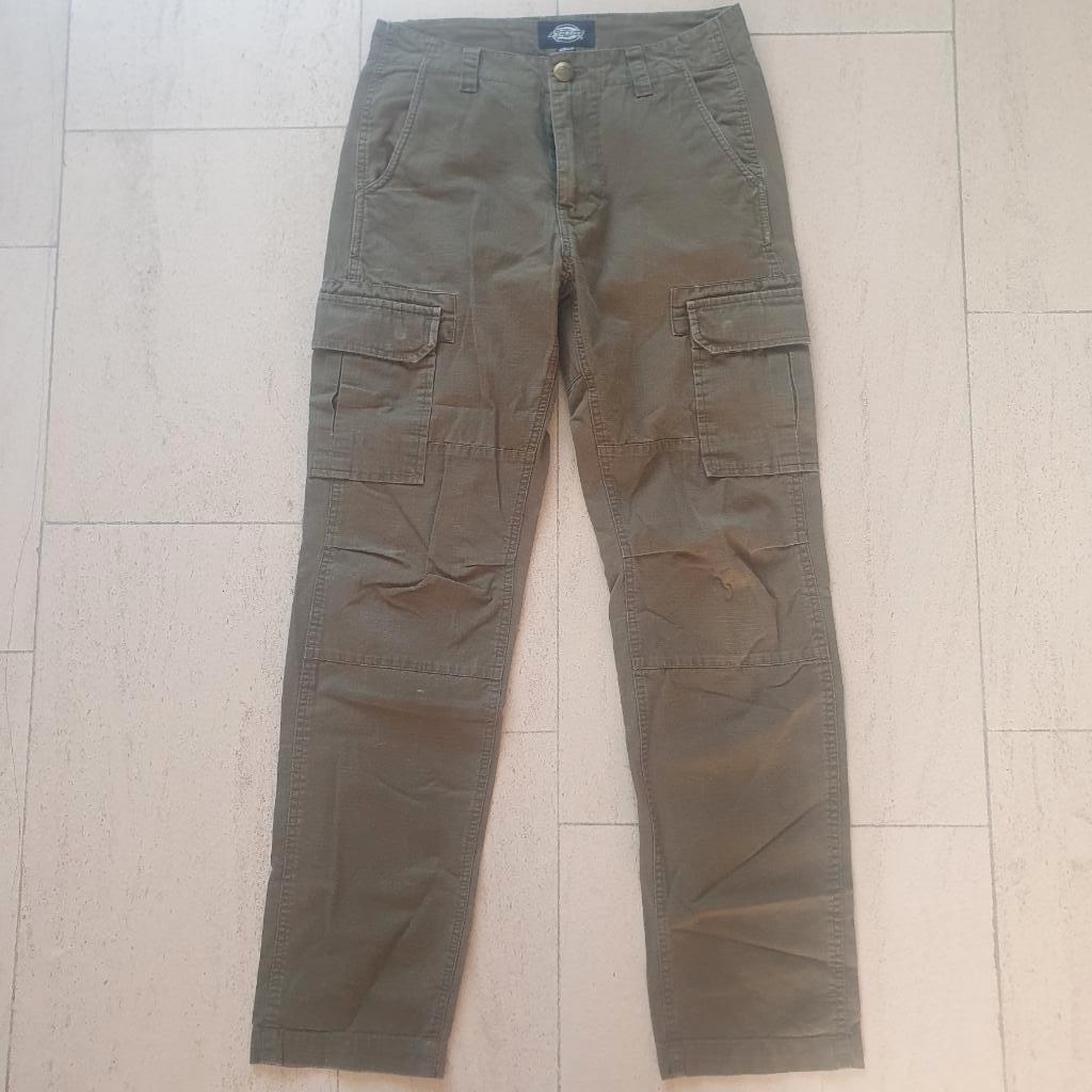Dickies cargo broek (olijfgroen + zwart), Kleding | Heren, Broeken en Pantalons, Zo goed als nieuw, Overige maten, Overige kleuren
