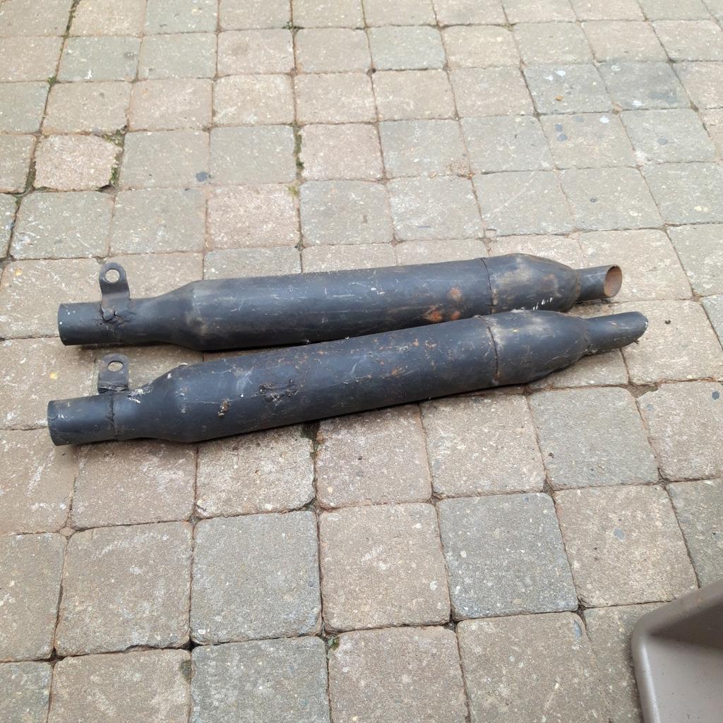 Oldtimer motoren onderdelen uitlaat Peugeot, Motoren, Ophalen of Verzenden