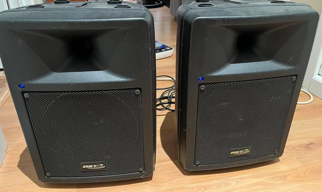 2 actieve speakers van het merk BST, Audio, Tv en Foto, Luidsprekerboxen, Gebruikt, 120 watt of meer, Overige merken, Ophalen