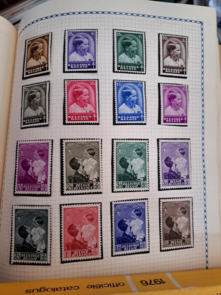 Veel postzegels grote verzameling zeldzame items ook munten, Postzegels en Munten, Postzegels | Europa | België, Ophalen