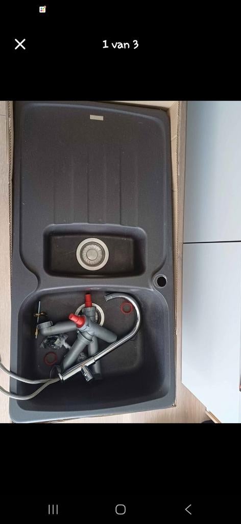 Spoelbak Franke, Ophalen