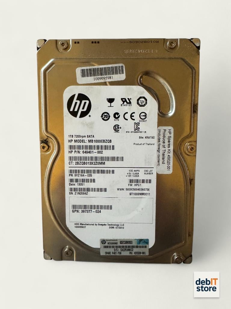 HP Enterprise 1tb NAS - Server HDD - Nieuw, Computers en Software, Server, Nieuw, Ophalen of Verzenden, Seagate