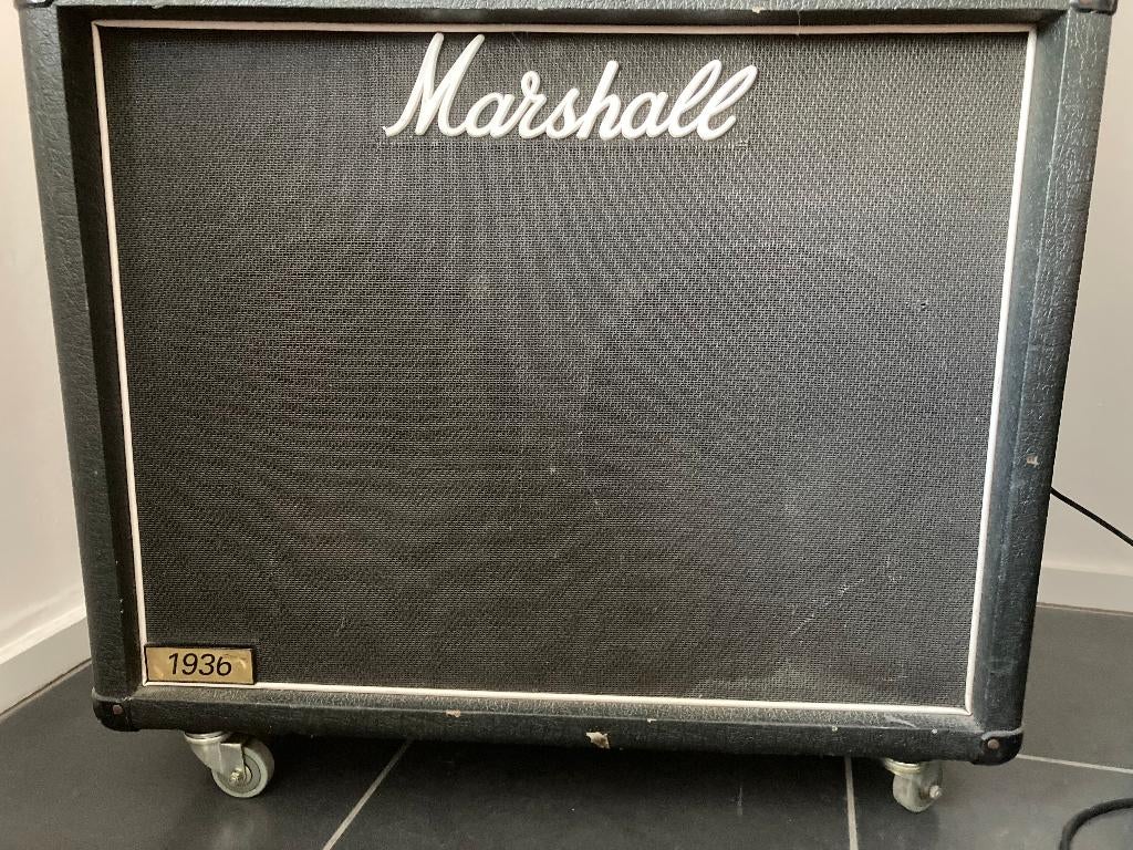 Marshall 1936 2x12 cabinet, Musique & Instruments, Amplis | Basse & Guitare, Enlèvement, Utilisé, Guitare, 100 watts ou plus