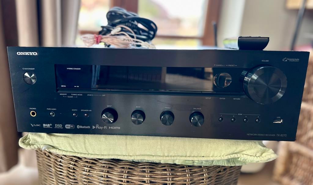 Ampli hi-fi wifi Bluetooth Onkyo TX- 8270, TV, Hi-fi & Vidéo, Enlèvement, Comme neuf, Onkyo
