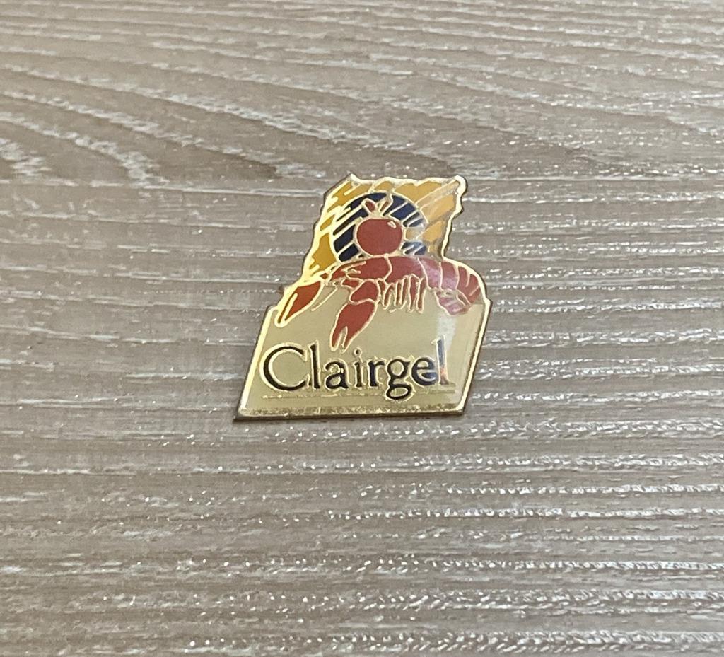 PIN - CLAIRGEL - KREEFT - HOMARD - LOBSTER, Envoi, Utilisé, Marque, Insigne ou Pin's