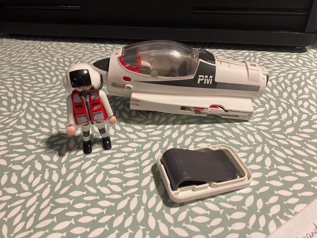 Playmobil - avion avec pilote, Enlèvement, Comme neuf, Ensemble complet