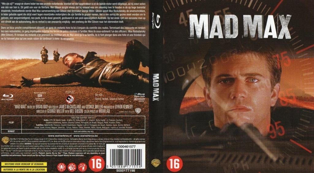 mad max (blu-ray) nieuw, Ophalen of Verzenden, Zo goed als nieuw, Science Fiction en Fantasy