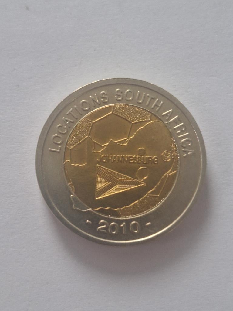 WK munt Zuid Afrika 2010 - Johannesburg, Postzegels en Munten, Munten | Afrika, Verzenden, Zuid-Afrika, Losse munt