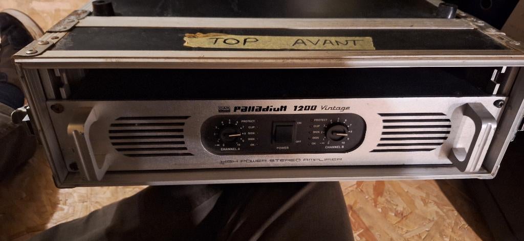 baffles 400 watts (8 ohms) + ampli Dap Paladium 1200, Autres marques, Enlèvement, Utilisé, Haut-parleurs Frontaux, Arrière ou Stéréo