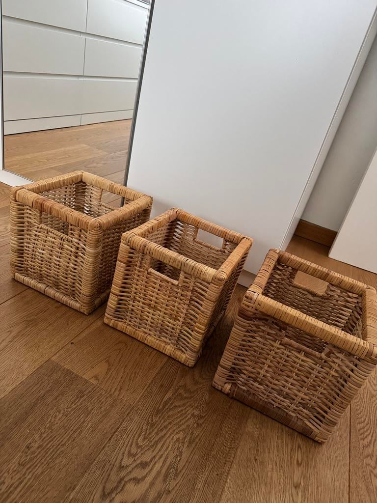 Ikea BRANÄS kleine mandjes, Osier, Enlèvement, Panier, Carré