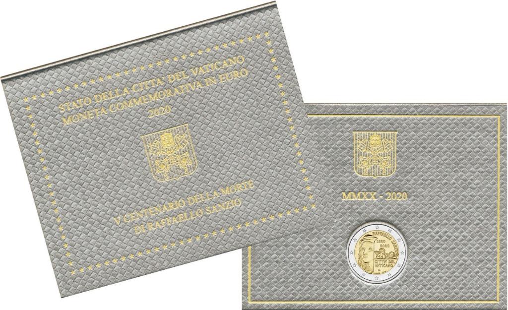 2 euro Vaticaanstad 2020 Raffael Sanzio, Ophalen of Verzenden, Vaticaanstad, 2 euro