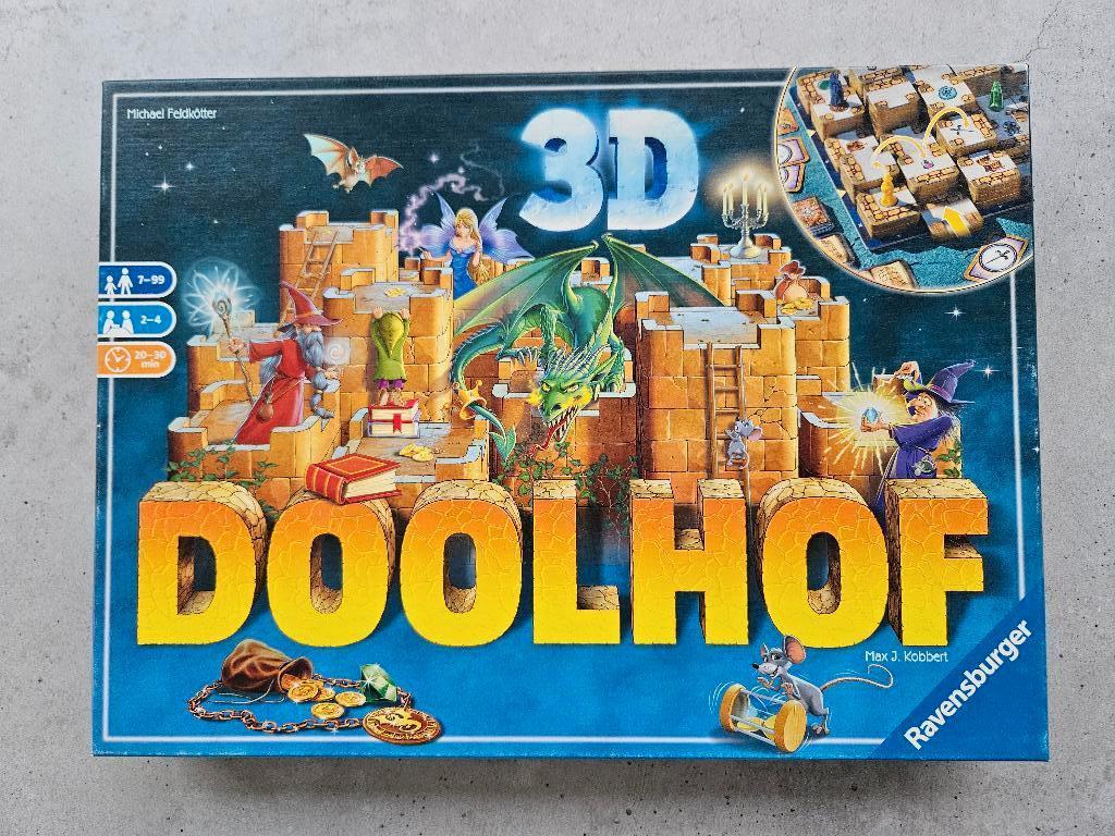 Gezelschapsspel : doolhof, Hobby en Vrije tijd, Gezelschapsspellen | Bordspellen, Drie of vier spelers, Ophalen, Zo goed als nieuw