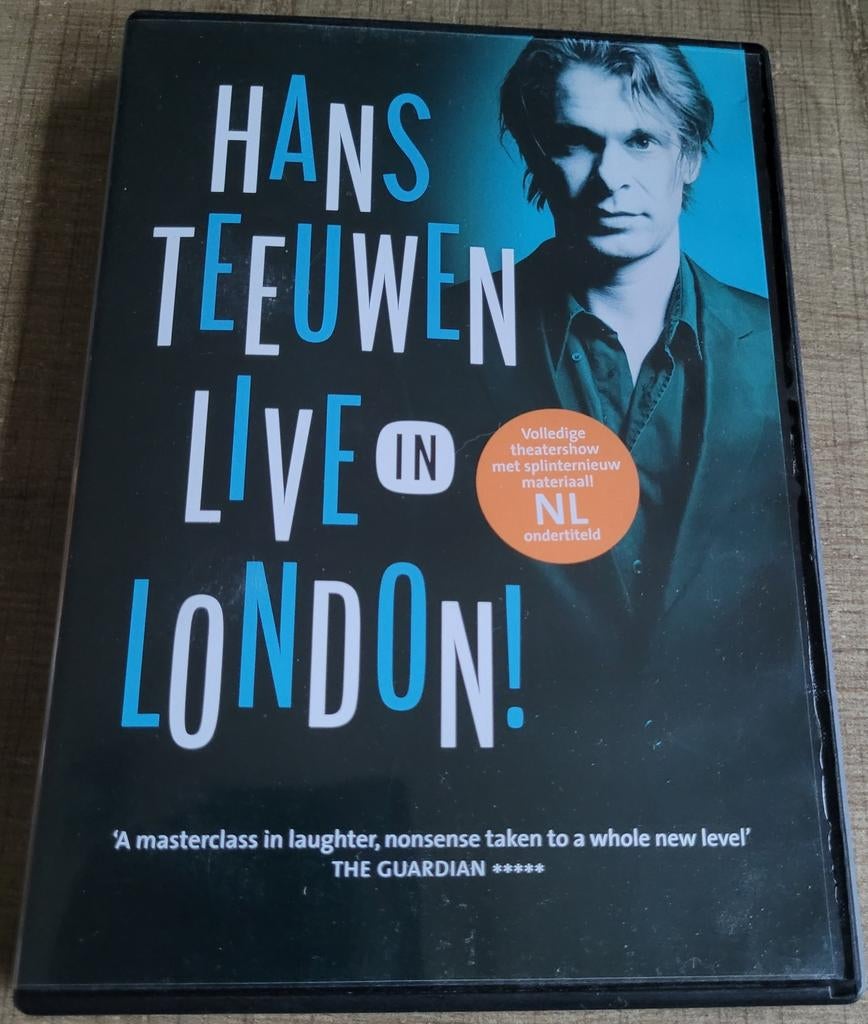 Hans Teeuwen - Live in London!, Vanaf 16 jaar, Ophalen of Verzenden, Zo goed als nieuw, Stand-up of Theatershow