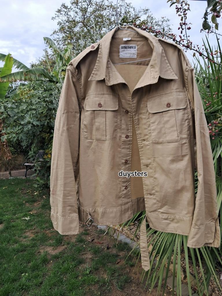 WW2 british aertex battle dress bouse  repro, Verzamelen, Ophalen of Verzenden