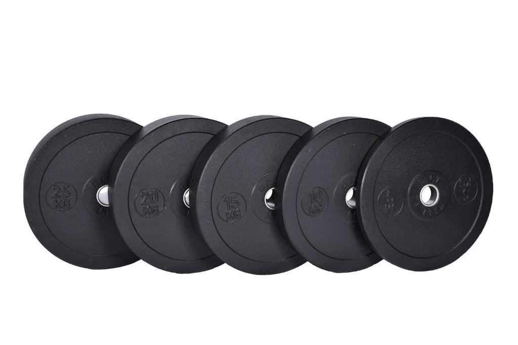 Rubber Bumper Plates! 5k / 10Kg / 15kg / 20kg/ 25kg, Sport en Fitness, Fitnessmaterialen, Nieuw, Halterschijven, Armen, Benen
