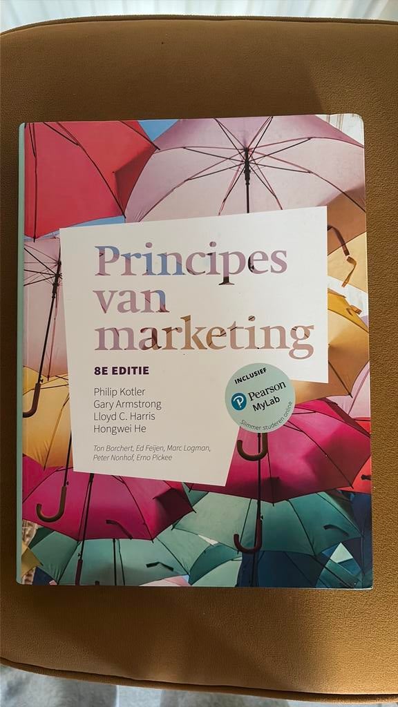 Philip Kotler - Principes van marketing editie 8, Boeken, Ophalen of Verzenden, Nieuw, Nederlands, Philip Kotler; Gary Armstrong; Lloyd C. Harris; Hongwei He