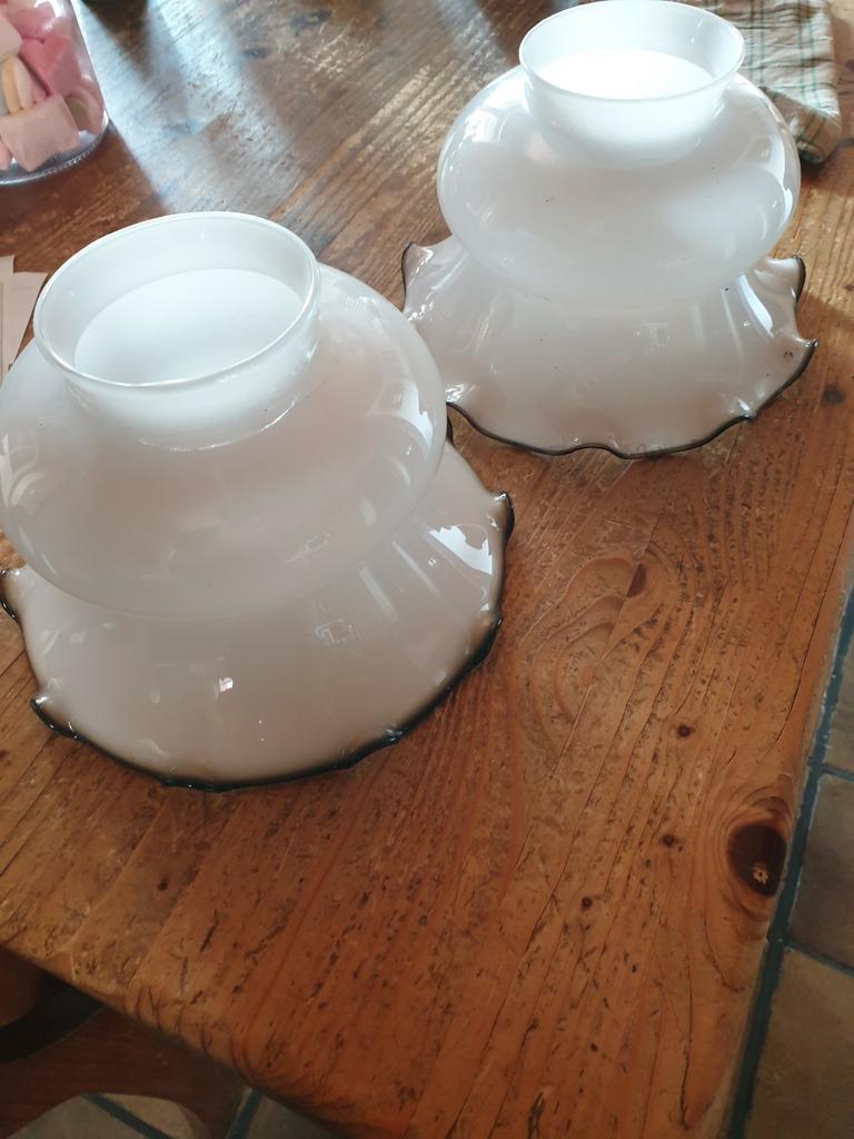 2 lampekapjes, Huis en Inrichting, Lampen | Lampenkappen, Ophalen of Verzenden, Zo goed als nieuw