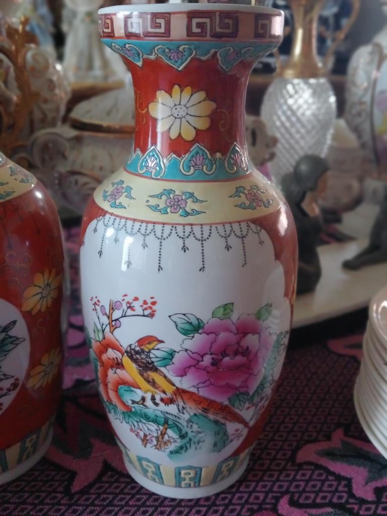 Vase chinois Famille Rose, Enlèvement