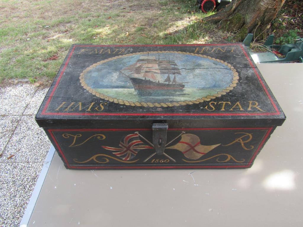 Valise de navire HMS Star 1860, Enlèvement, Utilisé, Bateau à moteur, Ustensile