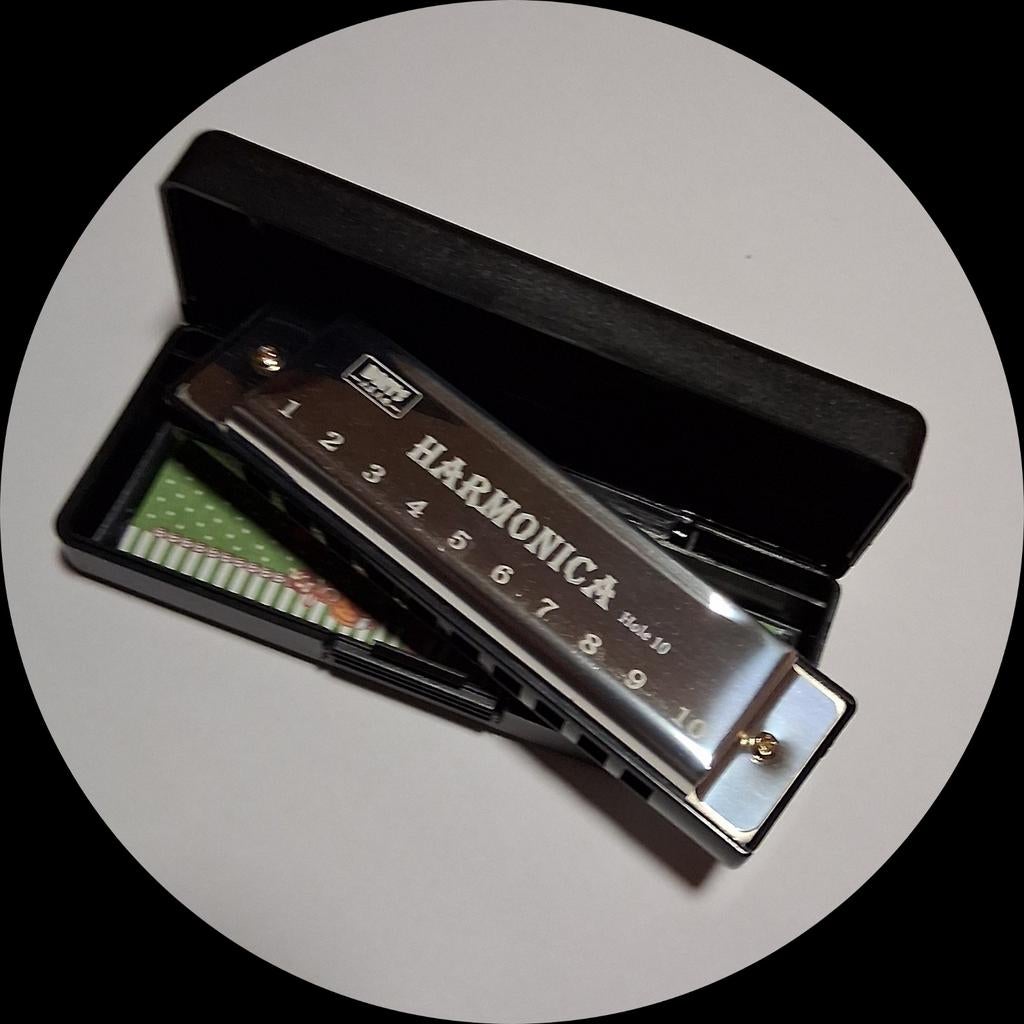 Harmonica 10 gaats, polyfone,DMTS, Ophalen of Verzenden, Nieuw