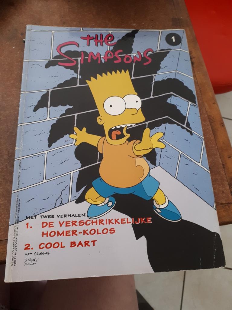 Les Simpson 1, Livres, Enlèvement ou Envoi, Une BD, Utilisé, M. Groening