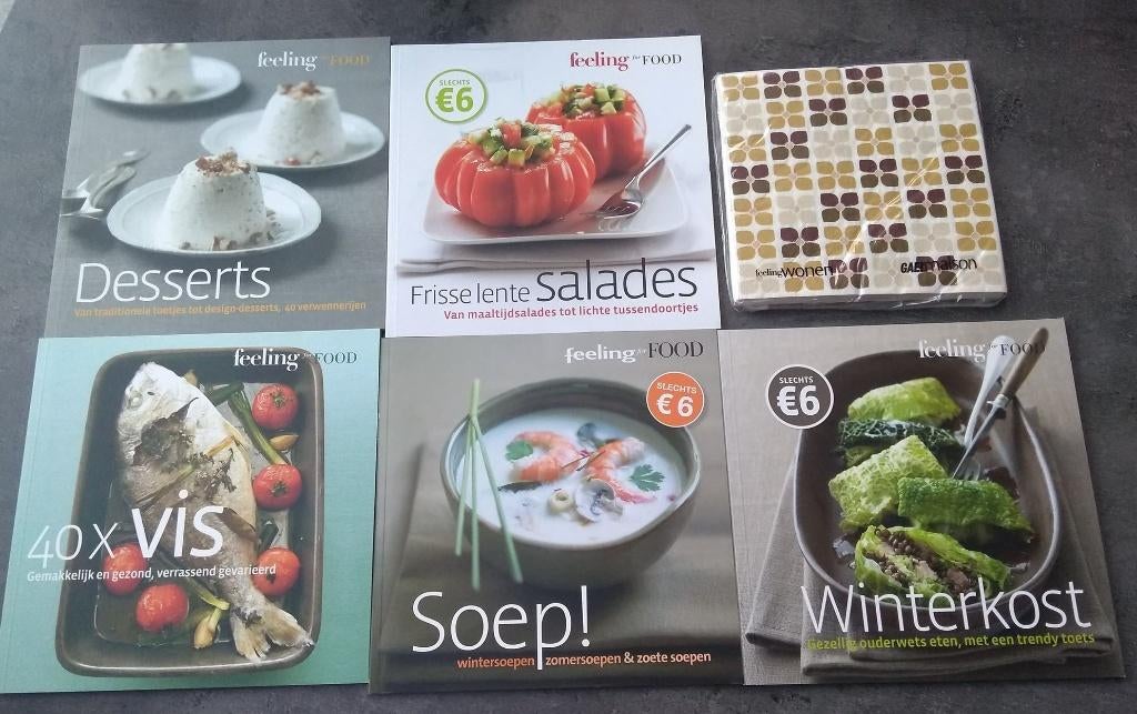 heerlijk tafelen feeling for food box met gratis servetten, Enlèvement ou Envoi