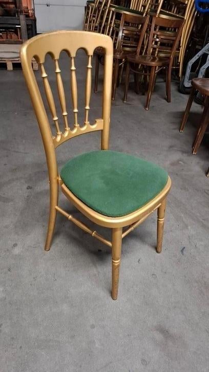 12 thonet napoleon stapelbare bentwood gold stoel horeca pub, Huis en Inrichting, Ophalen of Verzenden, Gebruikt, Hout