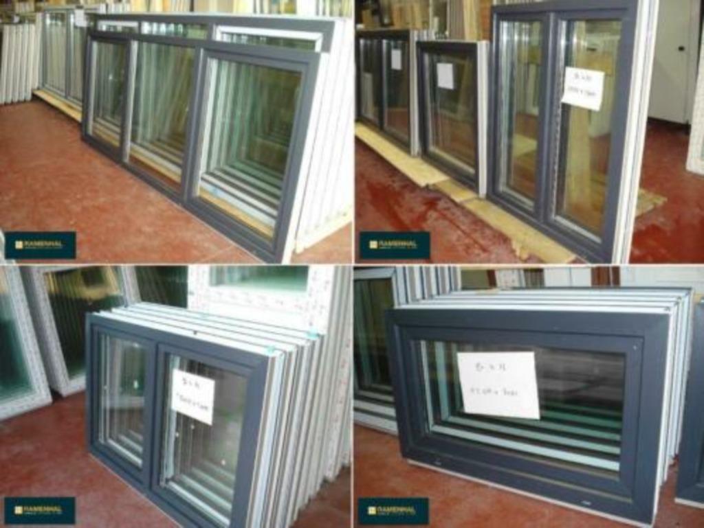 pvc ramen en rolluiken op maat gemaakt of ramen uit voorraad, Neuf, 160 cm ou plus, Fenêtre de façade ou Vitre, Double vitrage