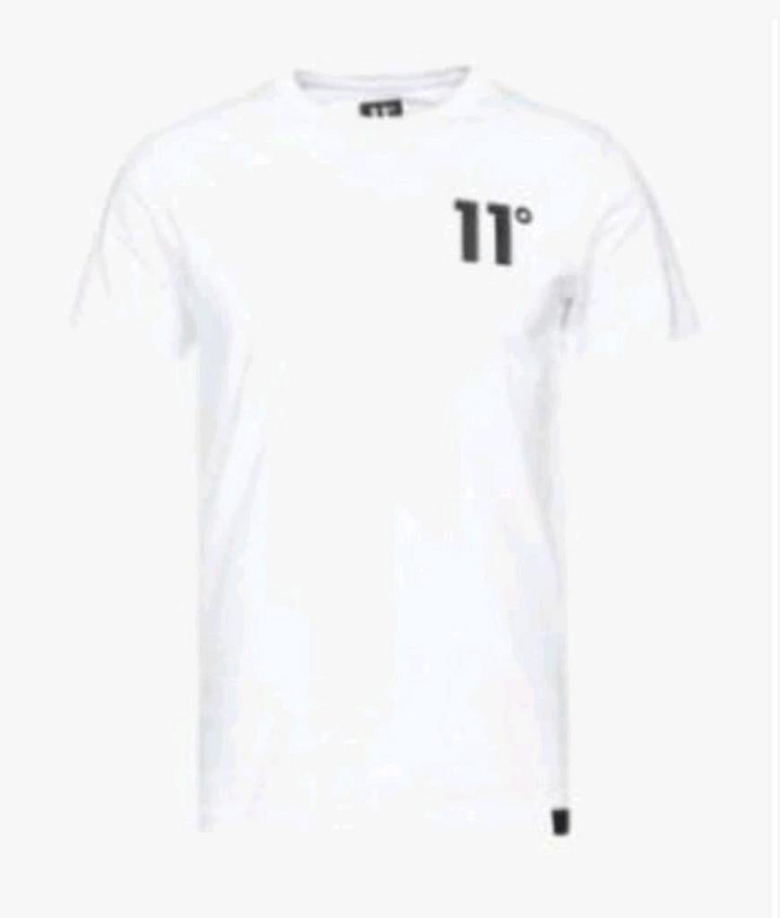 11 Degrees t-shirt mt M, Ophalen of Verzenden, Zo goed als nieuw, Wit, 11°