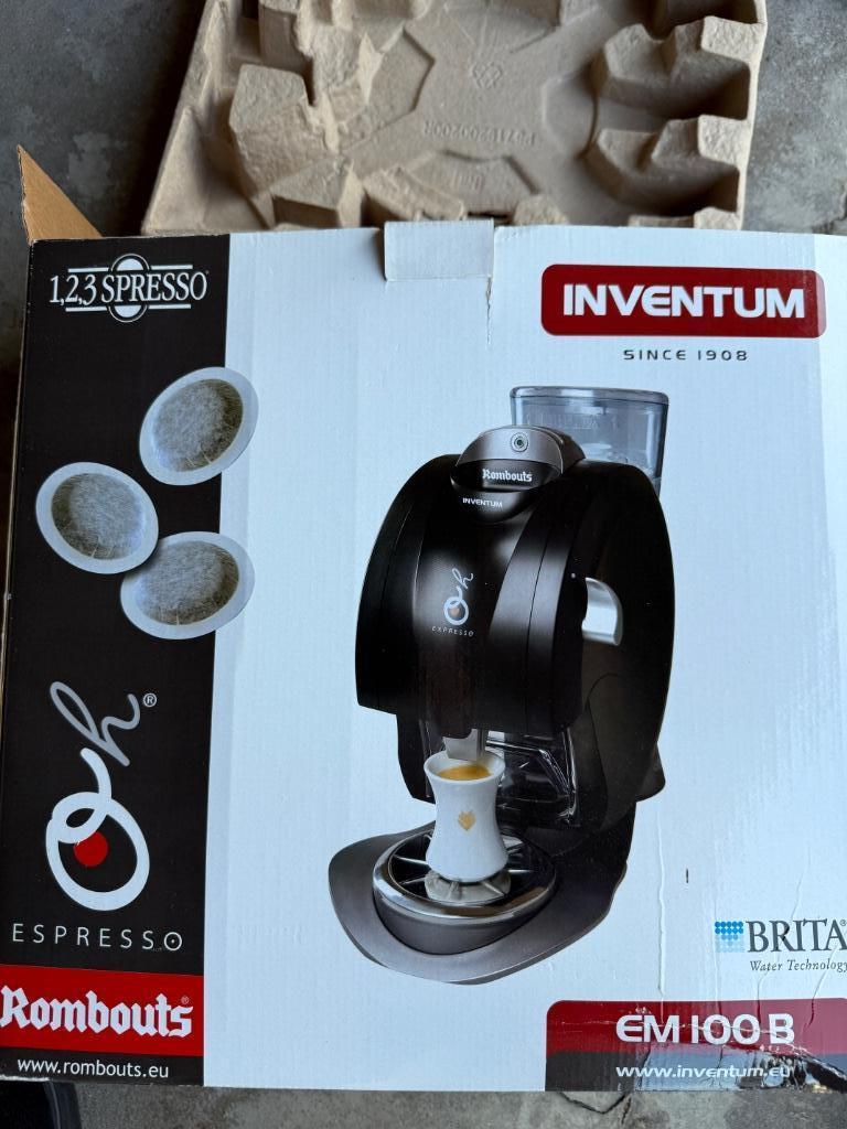 Koffiemachine Inventum Espresso Rombouts, Enlèvement, Neuf, Cafetière, Dosettes et capsules de café