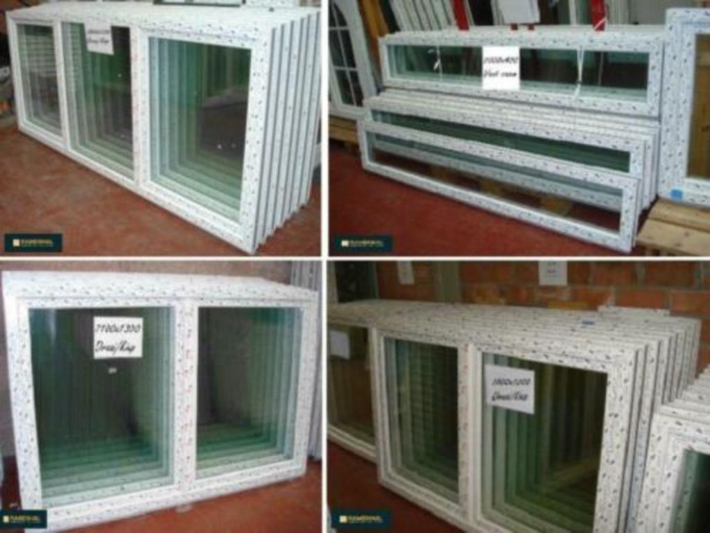 Ramen, deuren, schuiframen 7016 antracietgrijs, wit, 7039, Kunststof, Ramenhal, Raamkozijn, Ophalen of Verzenden