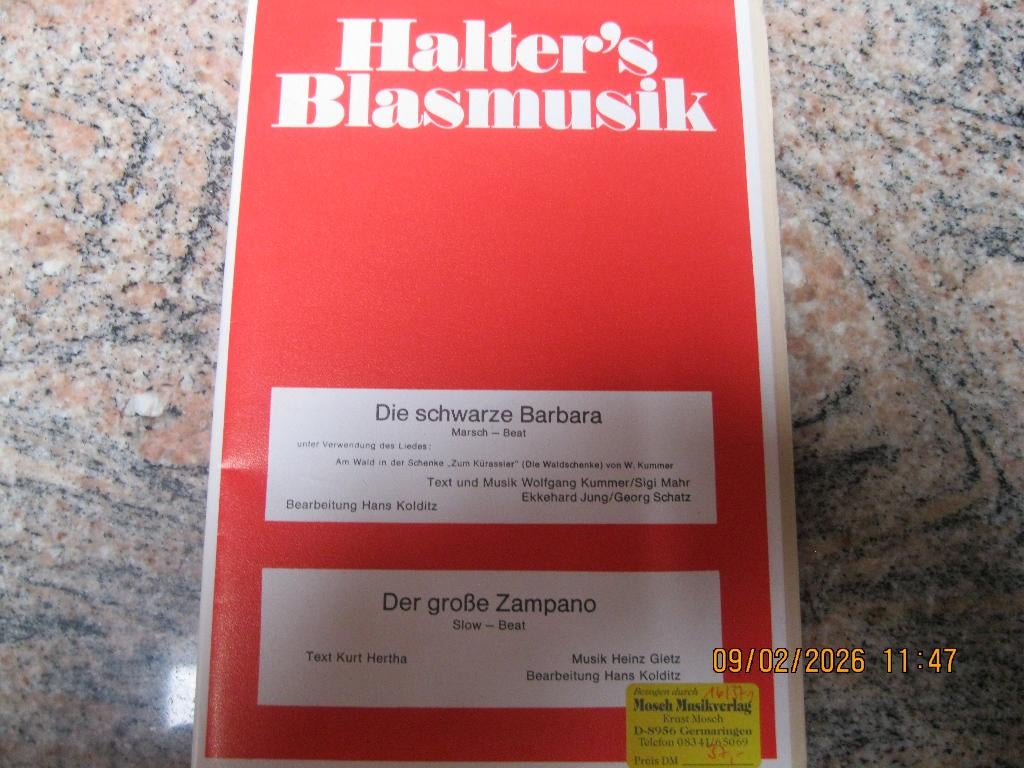 Oude Partituren, Ophalen of Verzenden, Gebruikt