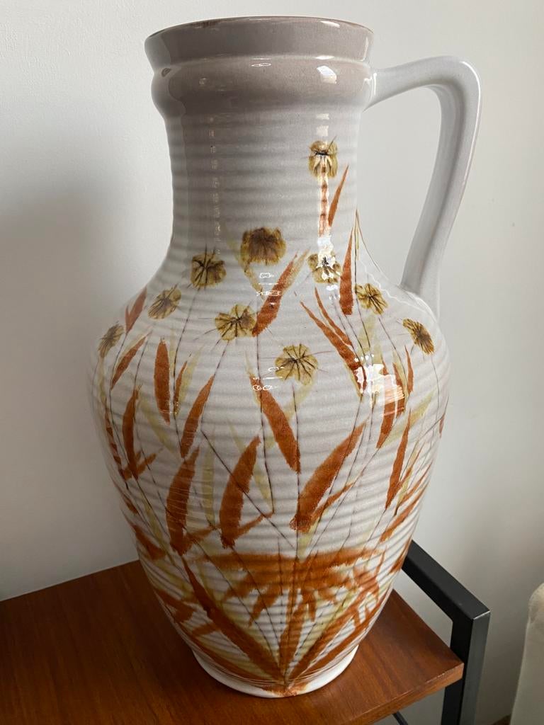 Vintage vloervaas uit West-Duitsland, Ophalen of Verzenden