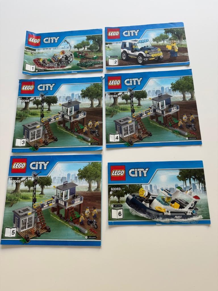 Lego CITY - 60069 - Moeraspolitie Hoofdbureau, Ophalen, Zo goed als nieuw, Complete set, Lego