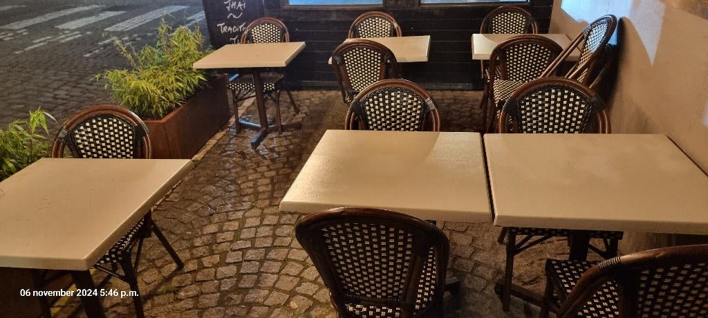Horeca terras tafels, Zakelijke goederen, Ophalen, Gebruikt, Meubilair