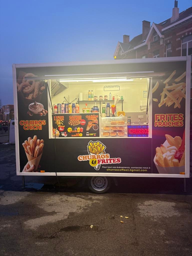 Foodtruck remorque alimentaire 11500€, Articles professionnels, Stock & Retail | Voitures, Enlèvement