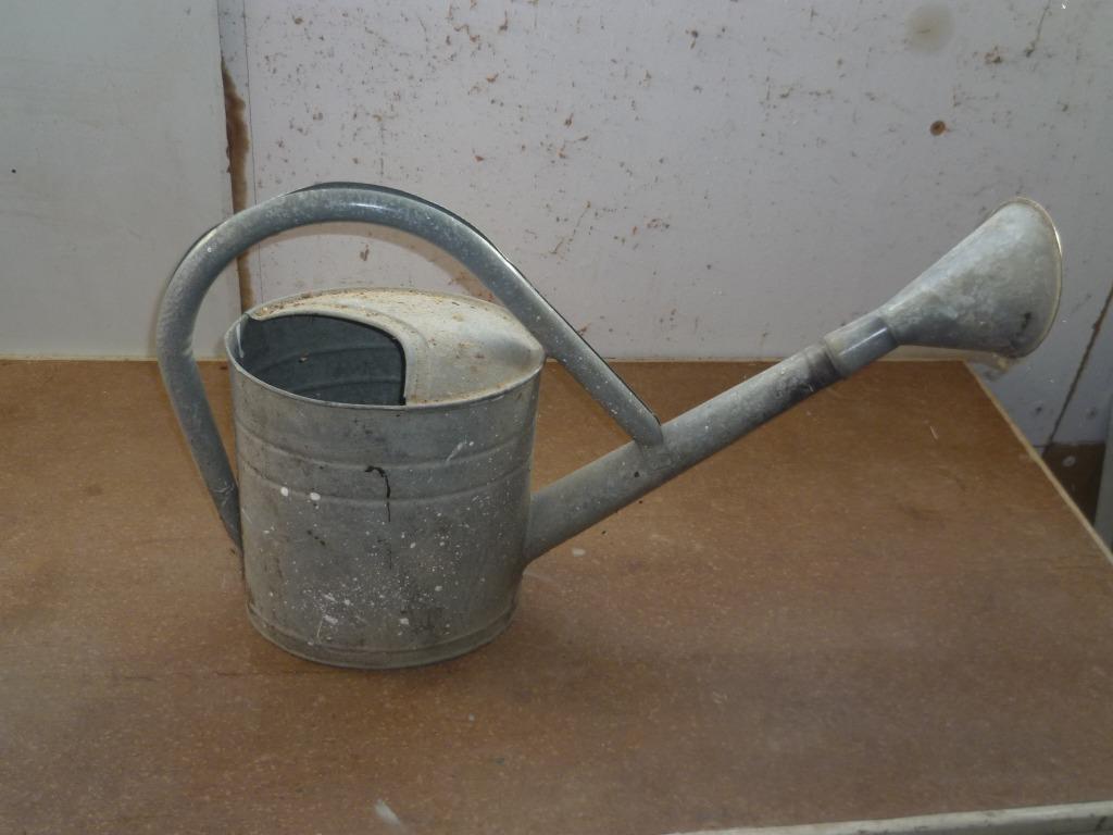 arrosoir en zinc, Jardin & Terrasse, Arrosoirs, Enlèvement, Utilisé, Métal