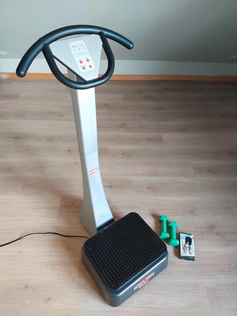 Power plate - plaque vibrante - Power Maxx, Ophalen, Gebruikt, Trilplaat, Metaal