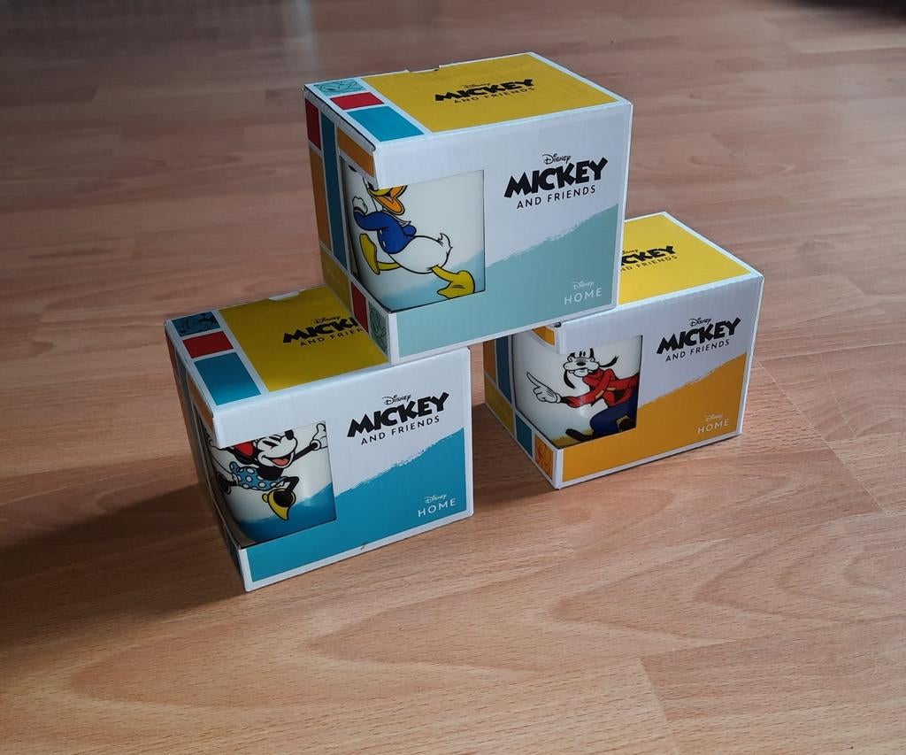 Verschillende Disney mokken, Ophalen of Verzenden, Donald Duck, Nieuw, Servies