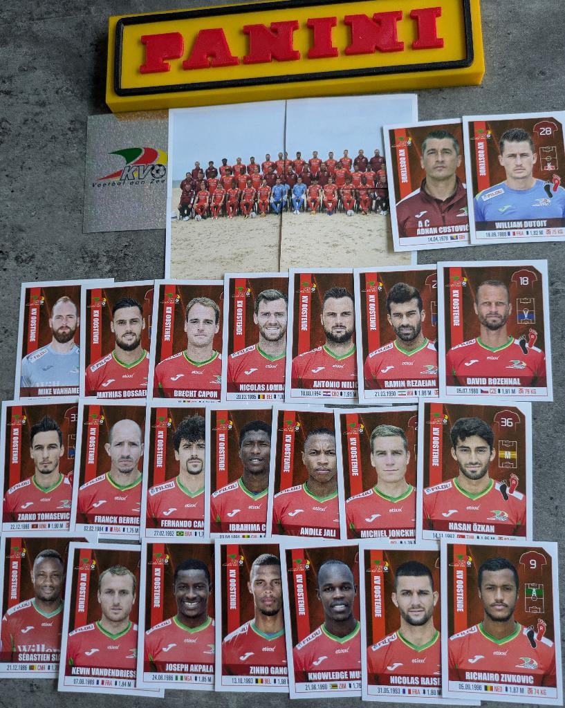 AUTOCOLLANTS Panini FOOTBALL 2018 28X KV OSTENDE FOOTBALL, Hobby & Loisirs créatifs, Autocollants & Images, Neuf, Enlèvement ou Envoi
