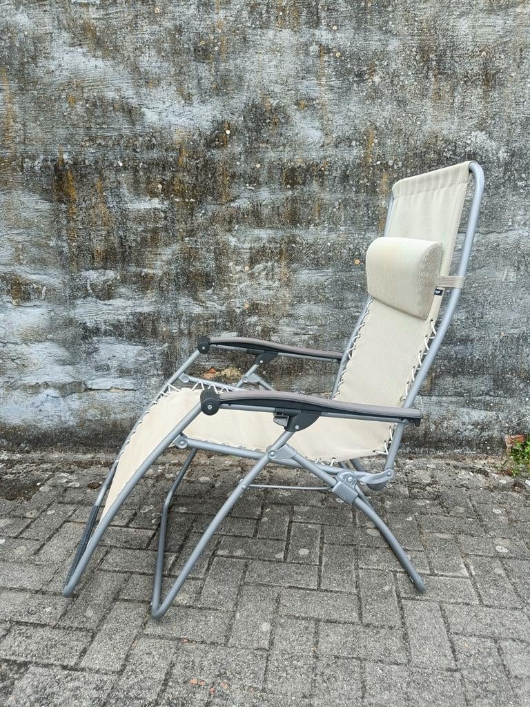 Lafuma kamperstoel / relax stoel, Jardin & Terrasse, Chaises de jardin, Utilisé, Ajustable, Enlèvement